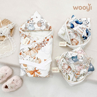 Kembaby - CHĂN Ủ NHUNG WOOYI TRẦN BÔNG IN HÌNH CỔ TÍCH 3D CUTE