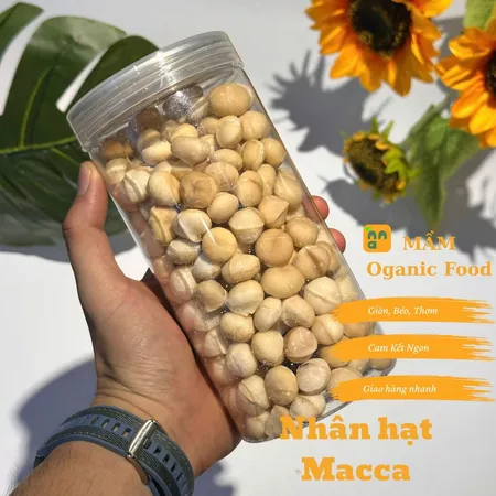 Hạt Macca Nguyên Tách Sẵn Nhân Hạt Macca Vị Sữa Ngon Béo Giòn Và Thơm Lon 500g