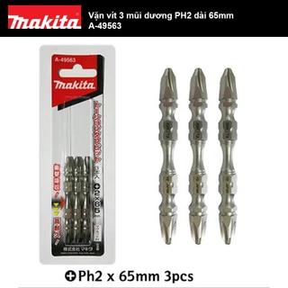 Vặn vít 3 mũi dương PH2 dài 65mm Makita A-49563 | Xuất xứ Nhật Bản