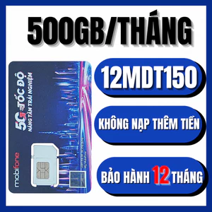 🌟 SIM 5G, 4G Mobifone tốc độ cao SD135 12FHN 12FHCM SD90 12MDT150 U1500 BIG50Y D1590V V90 YOLO100M Sim 4G Viettel 1 Năm
