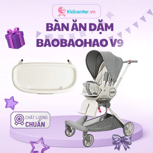 Bàn Ăn Dặm Xe Đẩy Baobaohao Chính Hãng V9, Xe Đẩy 2 Chiều Cho Bé, Tiện Lợi, An Toàn Với Bé Yêu