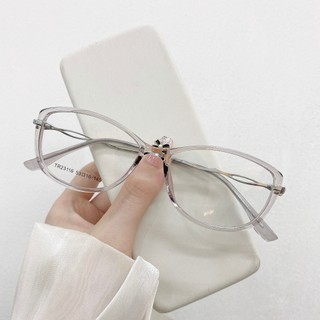 Gọng Kính Cận Mắt Mèo - Gọng Nhựa Kết Hợp Kim Loại Phù Hợp Mặt Vừa Đến Nhỏ Chống Bụi Ms Tr 23116