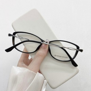 Gọng Kính Cận Mắt Mèo - Gọng Nhựa Kết Hợp Kim Loại Phù Hợp Mặt Vừa Đến Nhỏ Chống Bụi Ms Tr 23116