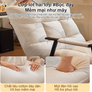Sofa Giường Gấp Gọn Giải Pháp Nghỉ Trưa Thoải Mái Với Đệm Mút Cao Su Tháo Rời Tiết Kiệm Không Gian