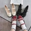 Giày Mary Jane Nữ Đế 5P Quai Ngang Đính Nơ Viền Ren Xinh Xắn Mã N611