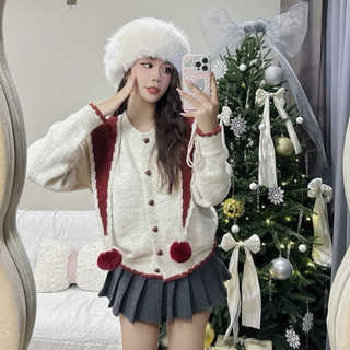 Áo Cardigan Len Dệt Kim Kèm Khăn Phù Thủy, Áo Len Chất Len Mềm Mịn Nhiều Màu Xinh Dễ Mix Đồ