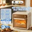 Nồi chiên không dầu, lò nướng Bear DKX-F18G5 dung tích LỚN 18L, đa năng, màn hình cảm ứng, 15 chế độ nấu cài sẵn