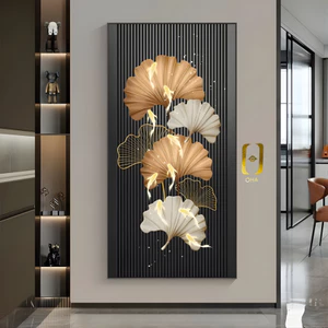 Tranh Trừu Tượng Phong Cách Hiện Đại Tráng Gương Cao Cấp Decor Phòng Khách, Làm Quà Tặng - OHA DECOR