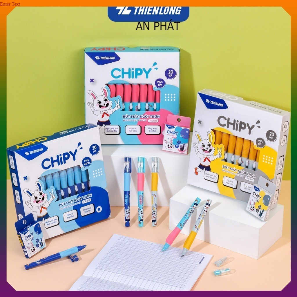 Bút máy ngòi trơn Thiên Long Chipy TL FTC-020
