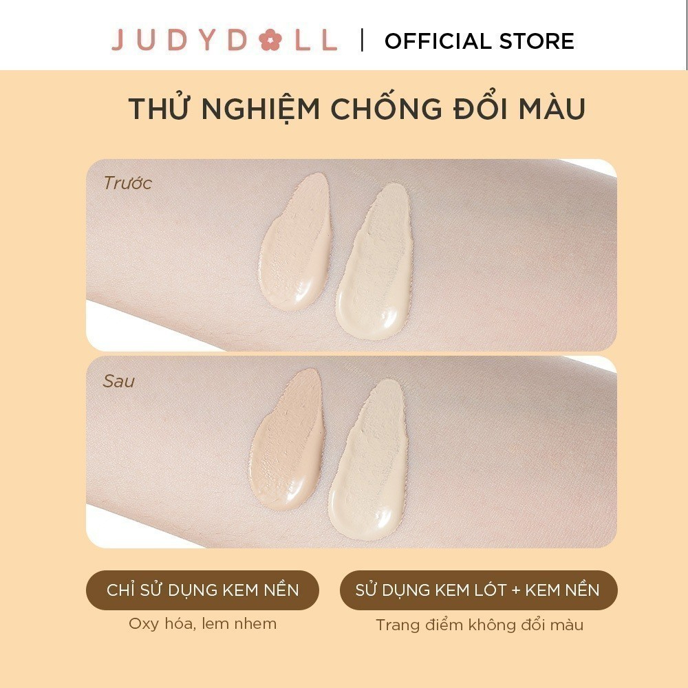 Kem Lót Judydoll Nourishing Makeup Base 30g Dưỡng Ẩm Kiềm Dầu Cocolux