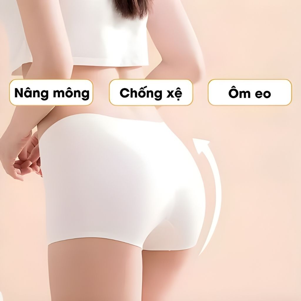 SET 3 Quần lót bảo hộ chống lộ su đúc mềm mại êm ái đáy lót cotton kháng khuẩn khử mùi LANIXA V8205