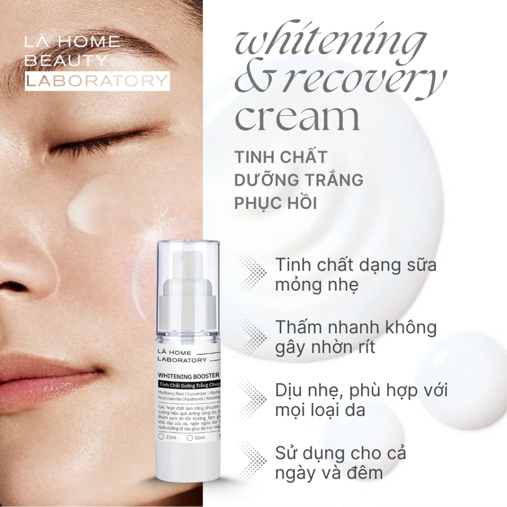 [Mẫu tặng] Tinh Chất Thảo Dược Giảm Thâm & Dưỡng Trắng Da - Lá Home 5ml