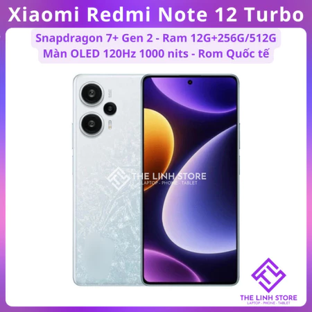 [Máy Cũ] Điện thoại Xiaomi Redmi Note 12 Turbo màn OLED 120Hz - Snapdragon 7+ Gen 2
