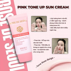 Kem chống nắng rose de seoul pink tone up sun cream 50ml – hạn 2028 Hàn Quốc IS412