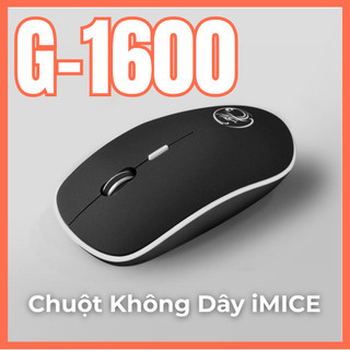 Chuột Không Dây IMICE G-1600 Plus 2.4GHz – Chuột DPI 1600 Kết Nối USB – Dùng Cho Laptop, PC
