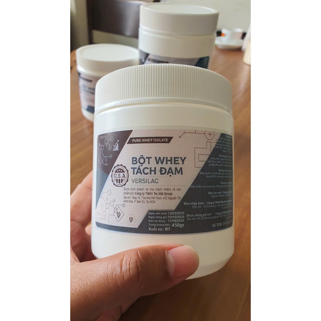 Bột whey tách đạm Versilac 450g (Bột khoáng sữa VERSILAC - Hoa Kỳ)