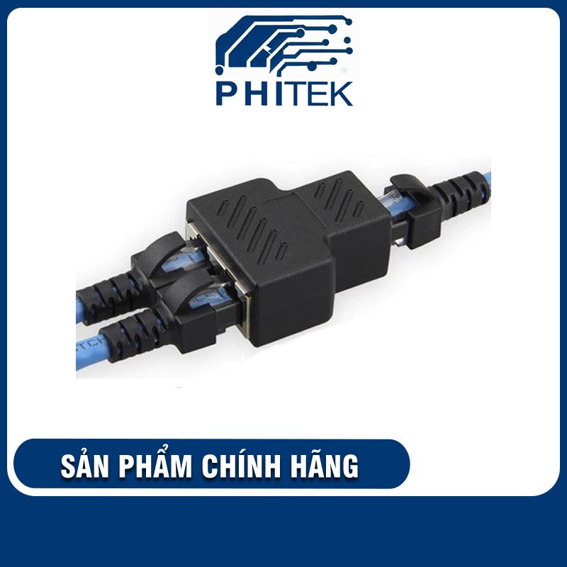 Đầu nối dây mạng RJ45 cao cấp chia 1 ra 2 dễ dàng kết nối internet ...