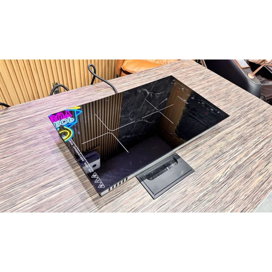 Bếp hồng ngoại đôi 3000W hãng MIGNON , mặt kính cường lực , cảm ứng ( lắp bếp âm được )