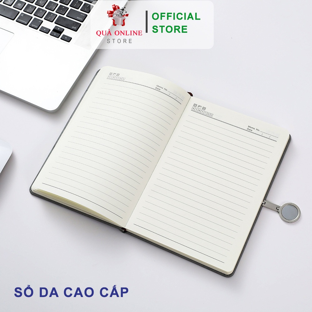 Set Quà Tặng - Sổ Da Cao Cấp Kèm Bút Ký Và Ngòi Bút - Nhiều Màu Sắc Sang Trọng