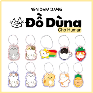 Móc Khóa Hoạt Hình Mèo Dễ Thương