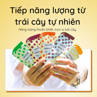 Gel năng lượng Lecka Energy Gel 110kcal dinh dưỡng thể thao