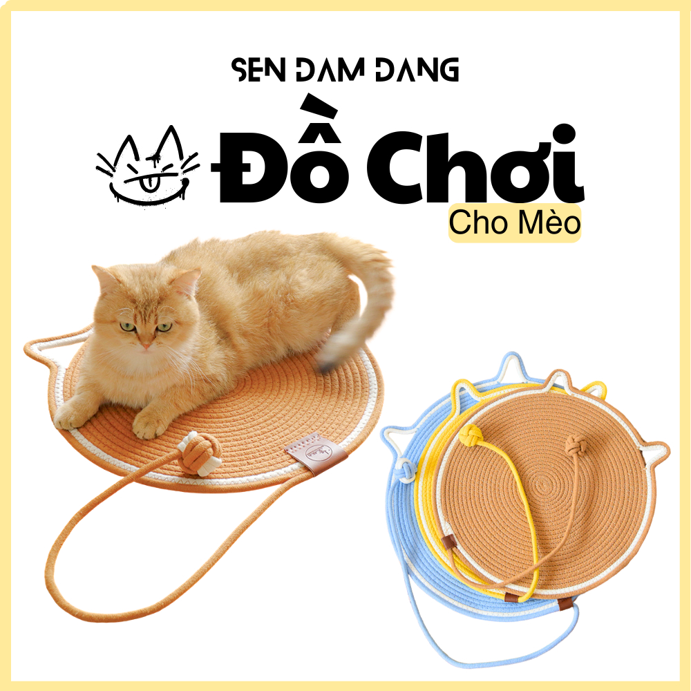 Thảm Cào Móng Dây Thừng Cho Mèo