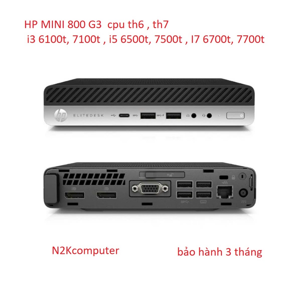 Case Mini HP ,HP 800, 400, 600 G4 , i5 8500t , ram 8g, ssd 256g ...