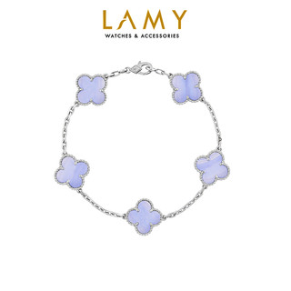 Vòng tay nam nữ LAMY Flower Clover Bracelet Silver 2265