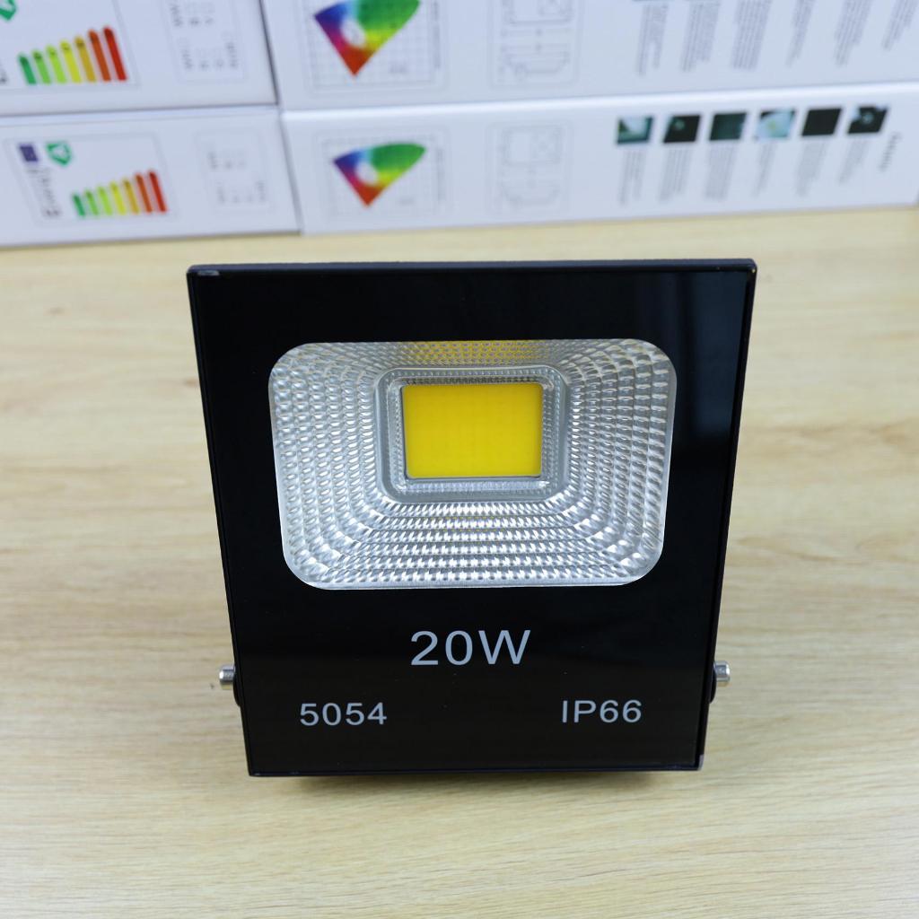 Đèn pha LED chống nước IP66 dùng chip COB 5054 siêu sáng, 20W|30W|50W|100W hiệu suất cao trên 90% dùng cho bảng hiệu