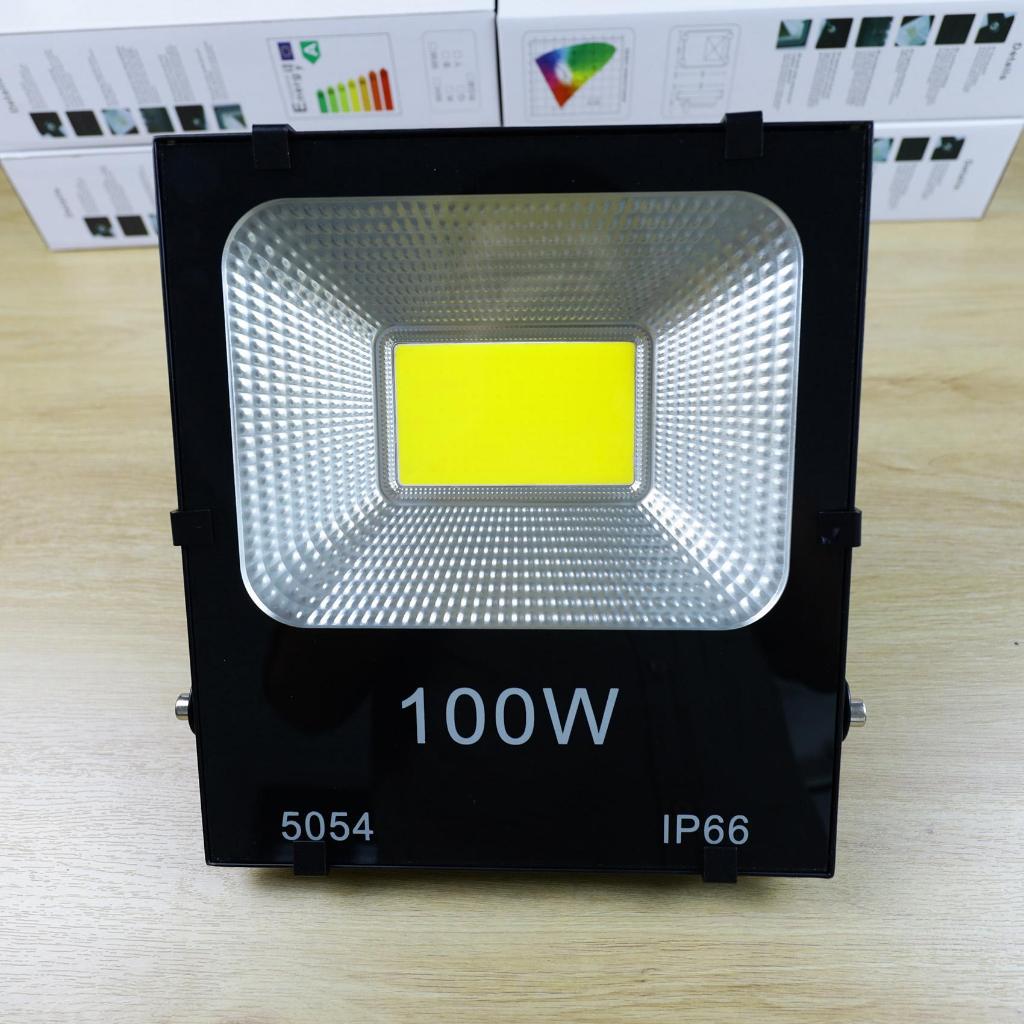 Đèn pha LED chống nước IP66 dùng chip COB 5054 siêu sáng, 20W|30W|50W|100W hiệu suất cao trên 90% dùng cho bảng hiệu