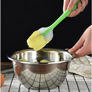 Phới Dẹt Silicon Vét Bột, Vét Kem, Làm Bánh - Phơi Silicon (B2) Khuấy Bột Chịu Nhiệt Cao Làm Bánh, Nấu Ăn Đa Năng