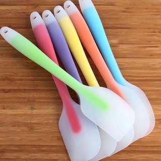Phới Dẹt Silicon Vét Bột, Vét Kem, Làm Bánh - Phơi Silicon (B2) Khuấy Bột Chịu Nhiệt Cao Làm Bánh, Nấu Ăn Đa Năng