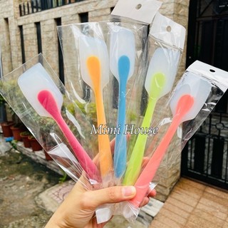 Phới Dẹt Silicon Vét Bột, Vét Kem, Làm Bánh - Phơi Silicon (B2) Khuấy Bột Chịu Nhiệt Cao Làm Bánh, Nấu Ăn Đa Năng