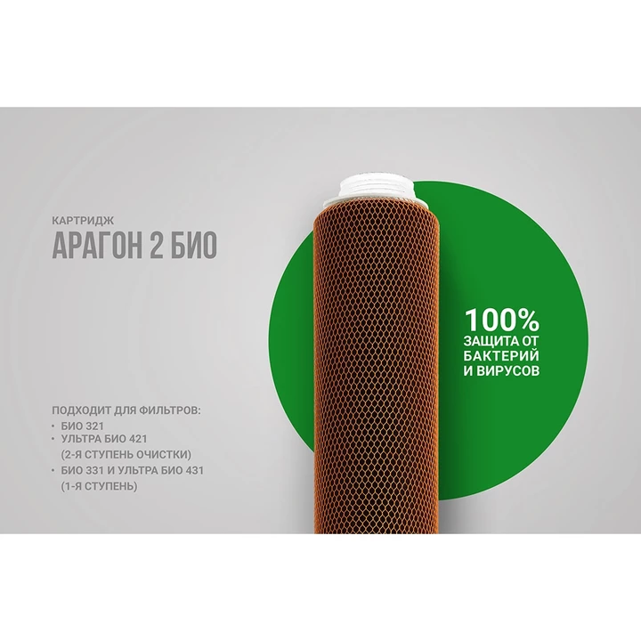 Lõi lọc nước Aragon Bio - Lõi lọc Nano Geyser Aragon Bio Ecotar nhập khẩu