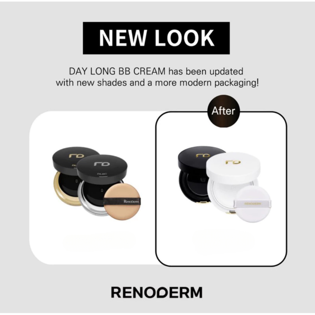 Phấn Nước Renoderm DayLong BB Cream Gold SPF37/PA++ và Renoderm DayLong BB Cream Silver SPF50+ PA+++ 15g