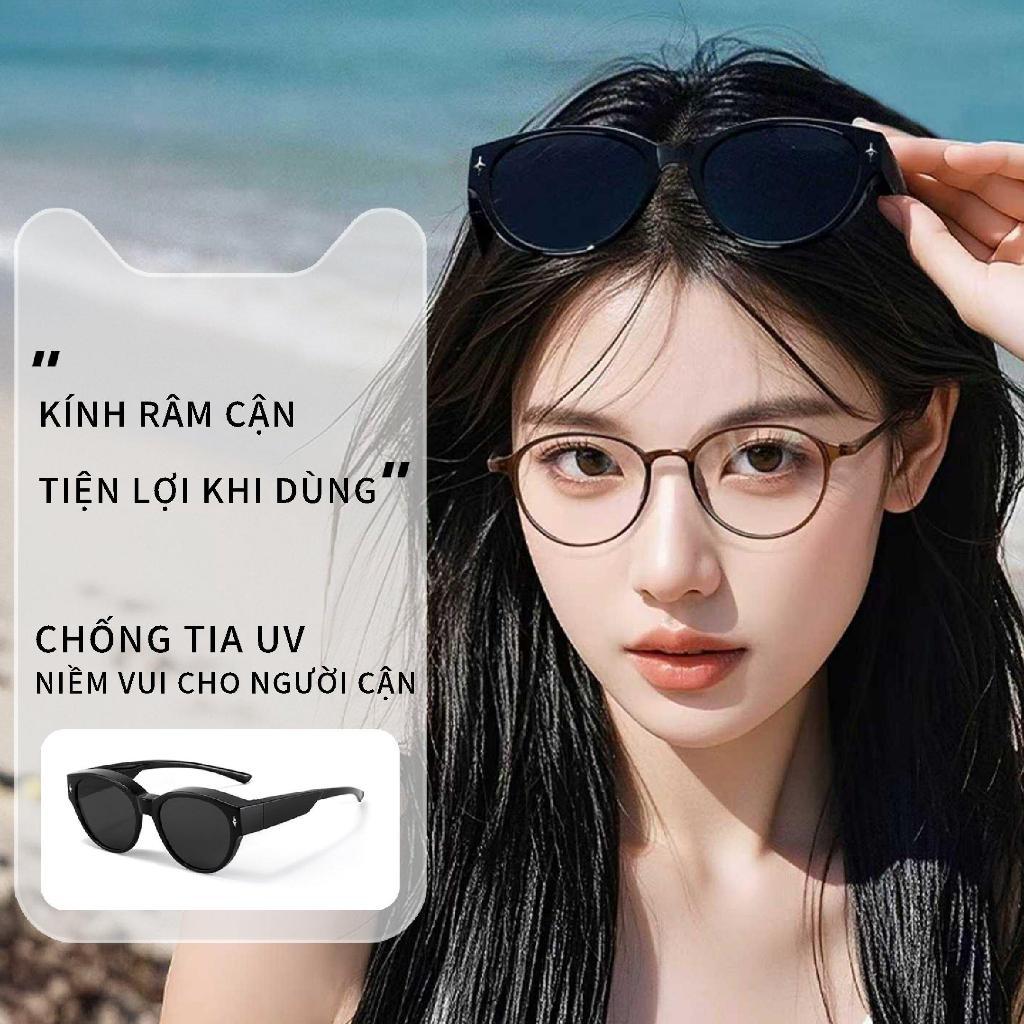 Kính Râm Cận Nam Nữ INNI Kính Râm Phân cực Đeo Ngoài Kính Cận Chống Tia UV, Tiện Lợi, Nhẹ 8818