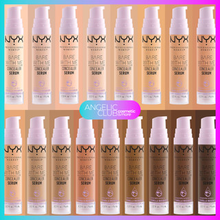 Kem Che Khuyết Điểm, Che Khuyết Điểm NYX Bare With Me Concealer Serum 9.6ml, Lớp Nền Tự Nhiên Mỏng Nhẹ, Giữ Ẩm.