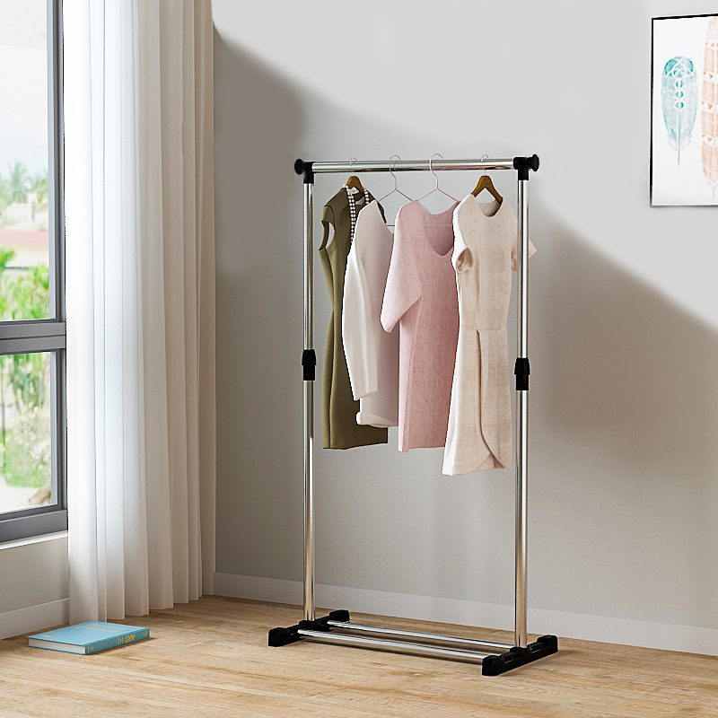 𝐎𝐥𝐢𝐟𝐞 Giá Phơi Quần Áo Dễ Lắp Ráp Kệ Treo Quần Áo Có Bánh Xe Sào Phơi Quần Áo Hạ Cánh Có Gấp Gọn Phòng Ngủ