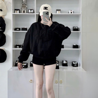 Áo Sweater INS Unisex Nam Nữ Chống Nắng Form Rộng 5 Màu Size Từ 40-68kg Chất Nỉ Lót Bông - SSL
