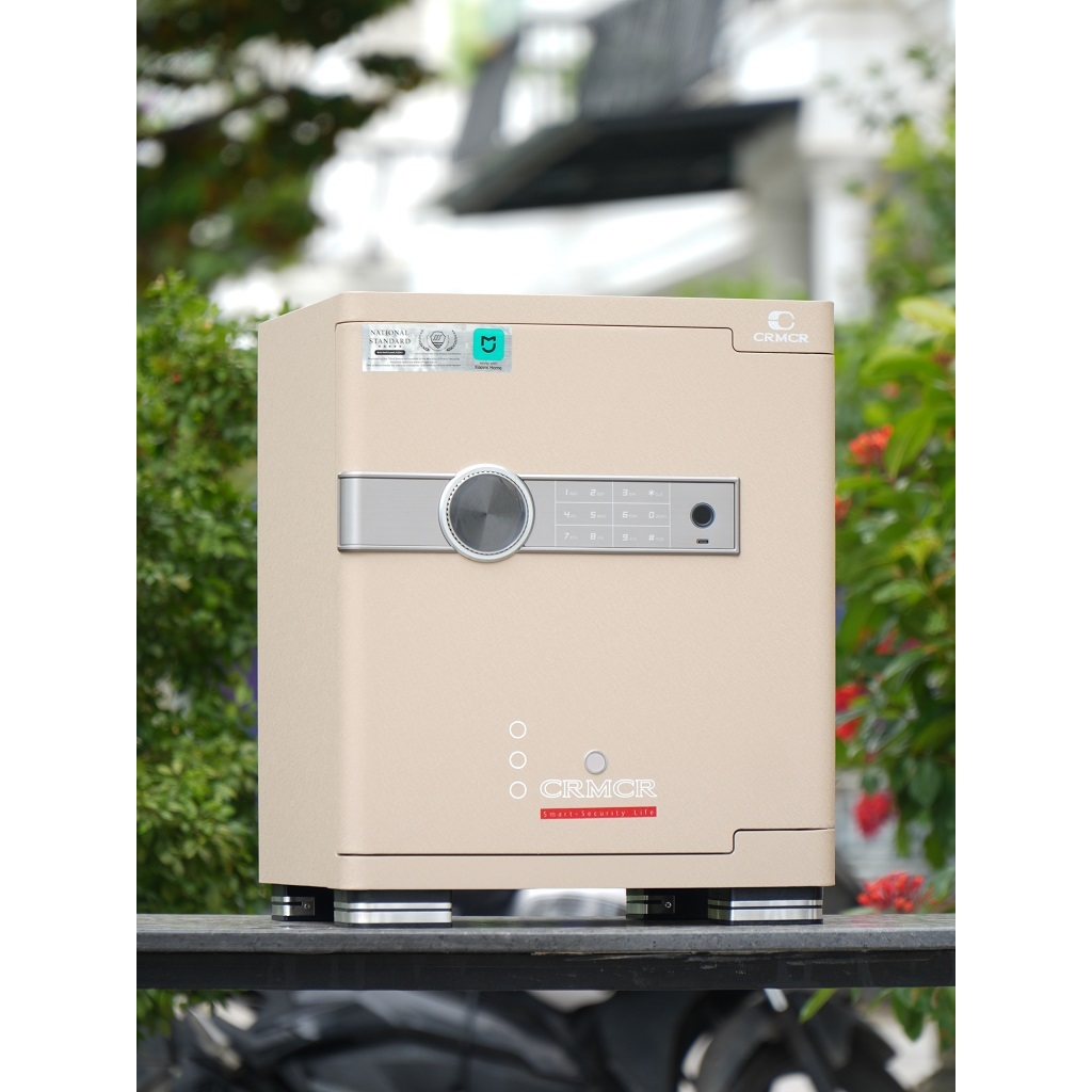 [BH 6 NĂM] Két Sắt Xiaomi CRMCR 45JB Nặng 56KG Chống Cháy Kết Nối APP Xiaomi Home