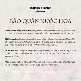 MAJESTY'S SECRET PHEROMAX NƯỚC HOA 30ml Mùi Hương Tự Nhiên Dài Lâu 6-8h Hương Thơm Nước hoa Nữ Eau De Parfum