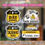 Tem Dán Nắp Bình Xăng, Bình Dầu - DCBB089