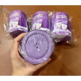 Combo 3 [Oải hương] Cuộn 50 túi đựng rác có dây rút hương Lavender, tác dụng xua đuổi côn trùng