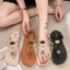 Giày Sandal Nữ Quai Tròn Form Gọn Thời Trang Nữ Xinh Yêu Cá Tính Qshoes