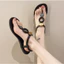 Giày Sandal Nữ Quai Tròn Form Gọn Thời Trang Nữ Xinh Yêu Cá Tính Qshoes