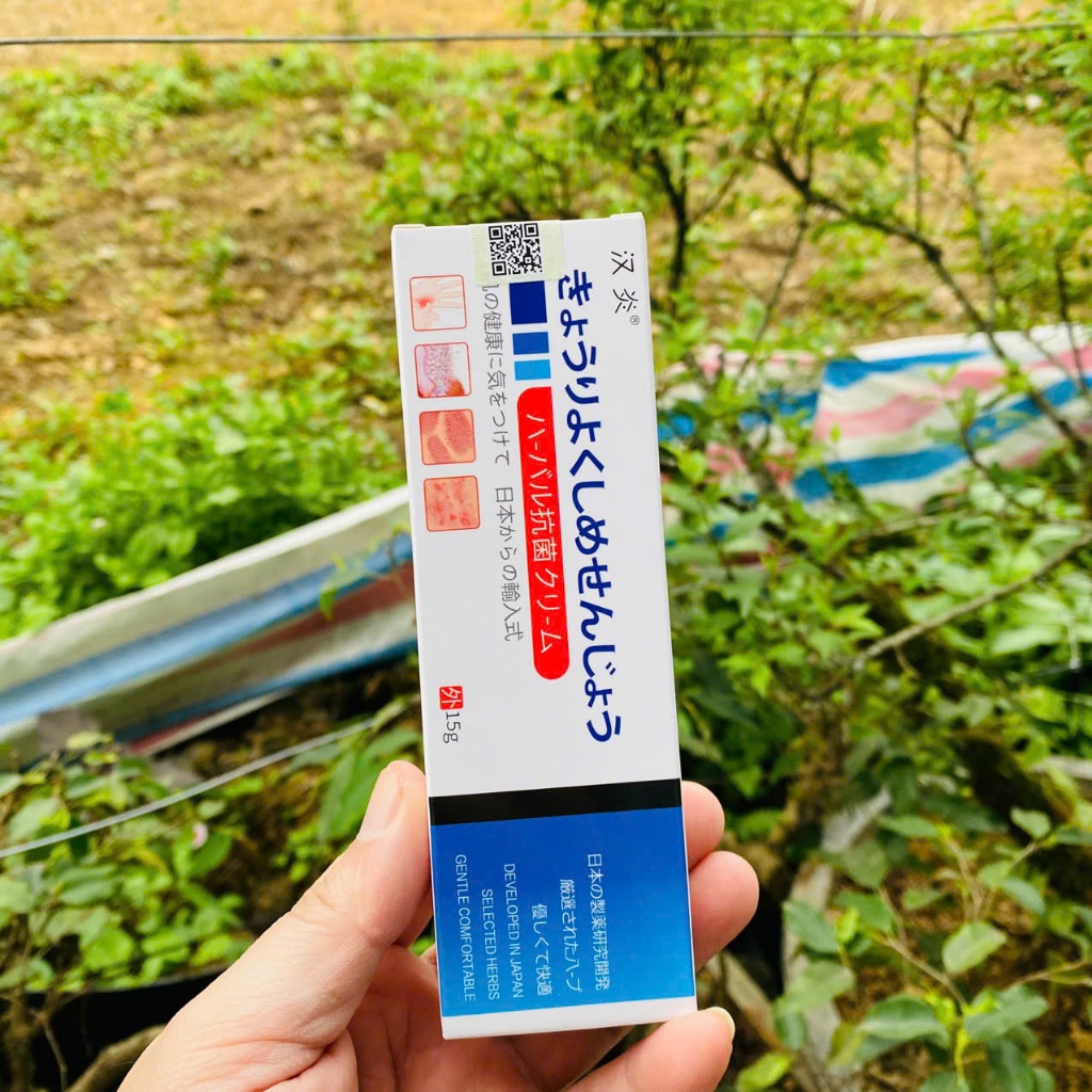 /Tuýp Nhật/ Kem thảo mộc chuyên nấm ngứa ngoài da - cực hiệu quả