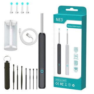 Dụng Cụ Lấy Ráy Tai Camera YATASMART 3IN1 có đèn LED, Nội Soi Tai Mũi Họng, Kết Nối  Điện Thoại