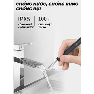 Dụng Cụ Lấy Ráy Tai Camera YATASMART 3IN1 có đèn LED, Nội Soi Tai Mũi Họng, Kết Nối  Điện Thoại