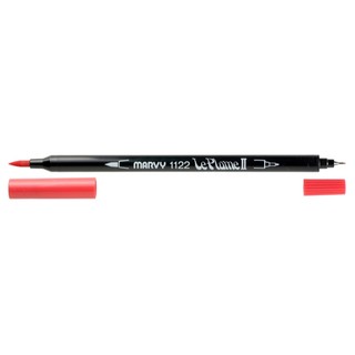 [chính hãng] Set bút pastel 6 cây MARVY - bút 2 đầu BRUSH + FINELINE