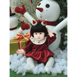 [Loại đẹp] Kẹp Mũ/Nơ Caro nguyên liệu nhập phù hợp Noel cho bé